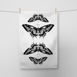 Butterflies Tea Towel Si Scott WB.jpg