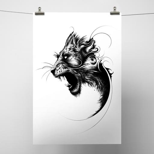 Lion Print 