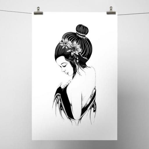Geisha Print